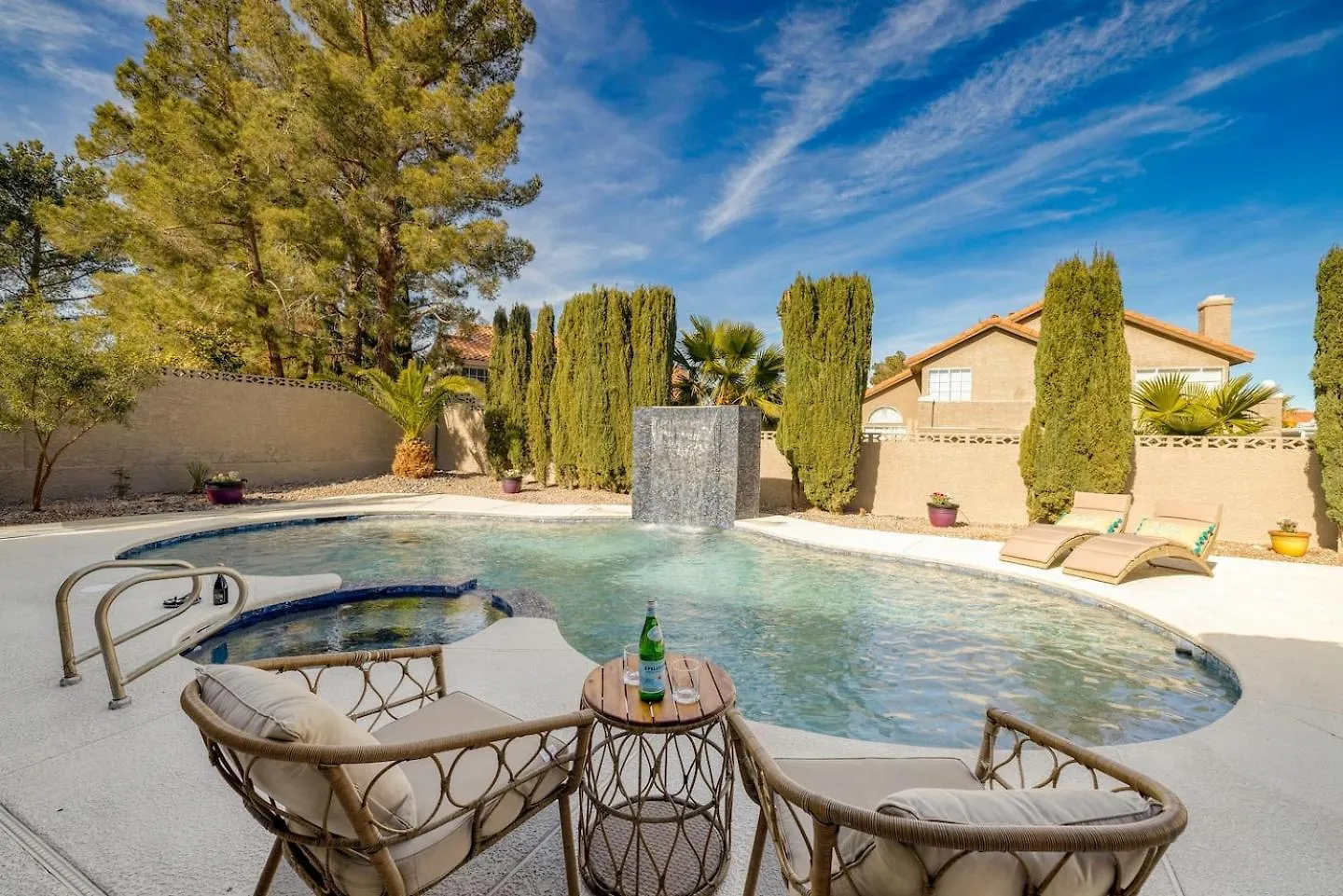 Brand New Listing Modern Hacienda Home Heated Pool Las Vegas