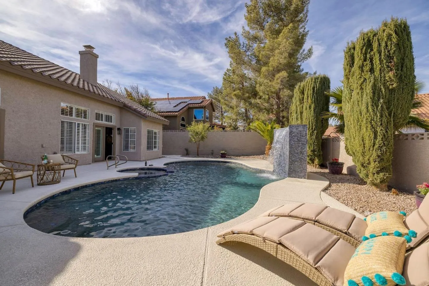Brand New Listing Modern Hacienda Home Heated Pool Las Vegas